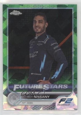 2022 Chrome Sapphire Edition Formula 1 Green Refractor 68/75 Roy Nissany 0na9