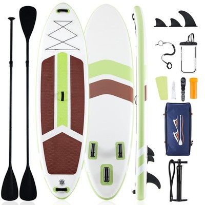 Sweetcrispy Inflatable Stand Up Paddle Board with Premium SUP Paddleboard Acc...