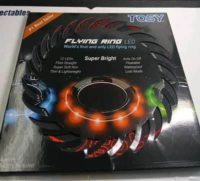 TOSY Flying Ring 12 LEDs, Super Bright, Lost Mode, Auto Light Up New + Battery
