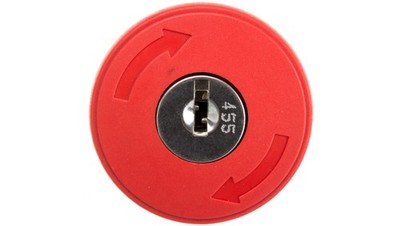 Sicherheitstastenantrieb rot für PLatinum LPCB6844