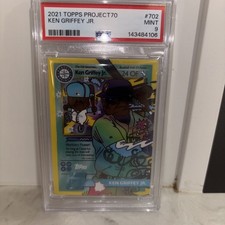 2021 Topps Project 70 Baseball Ken Griffey Jr Ermsy #702 PSA 9