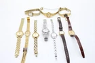 F x 10 Vintage Ladies Seiko Quartz Wristwatches Including Gold Tone Not Tested