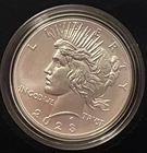 2023 Philadelphia Peace SILVER DOLLAR  .999 US MINT GEM BU w/BOX & COA