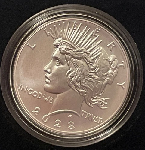 2023 Philadelphia Peace SILVER DOLLAR  .999 US MINT GEM BU w/BOX & COA