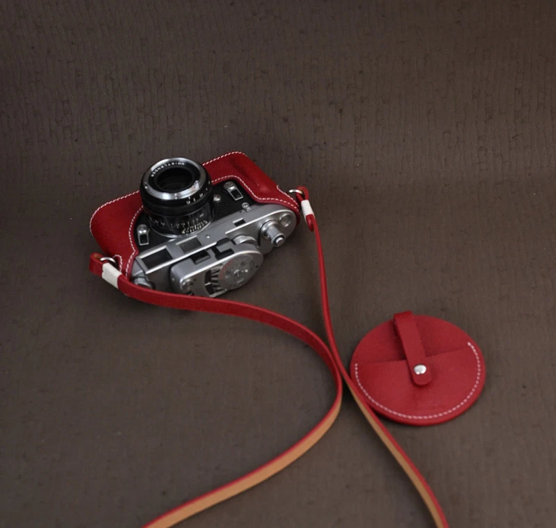 Leather Camera Bag Case Cover For Leica Dlux8 Dlux7 Q1 Q2 Q3 M6 M7 M8 M9 M10 M11 - Image 3 of 4