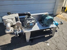 NOVATEC VPDB-10 w/ Roots Rotary Lobe Industrial Vacuum Pump 10HP 170CFM + Filter