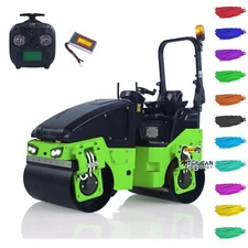 Metal 1/14 Road Roller Mini RC Construction Flysky ST8 Radio RTR Model Vehicle