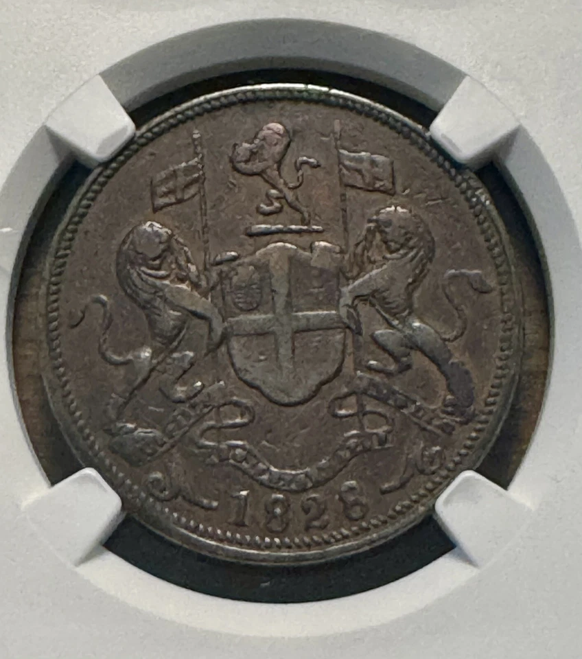 1828 Penang 2 Pice 2P Cents NGC PR-15 KM-16 - Image 3 of 4