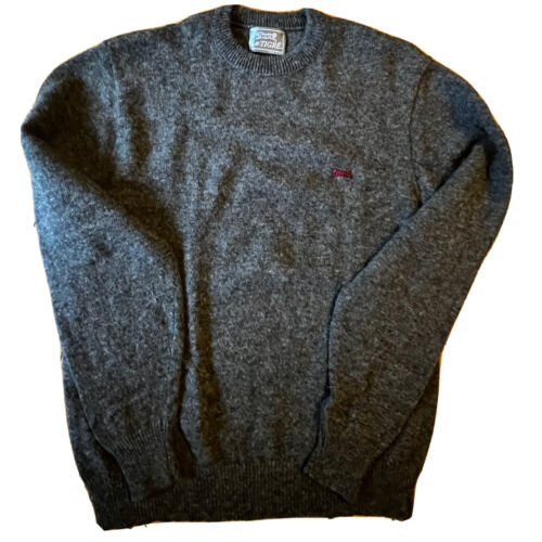 Vintage Le Tigre Sweater Mens Gray Crewneck USA Made Wool Blend XL | eBay