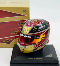 Mercedes AMG F1 W10 44 Lewis Hamilton Abu Dhabi GP 2019 6x WDC 1:5 Spark Helmet