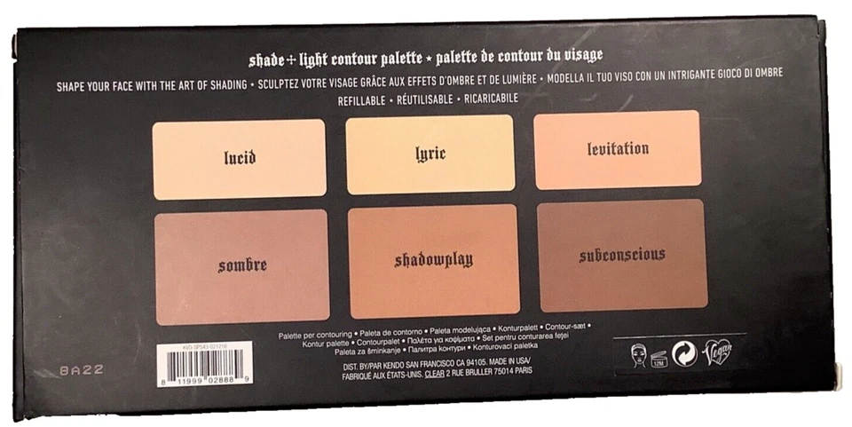 Kat Von D Beauty -Shade & Light Contour Refillable 6 color Palette-Face Powder ❤ - Image 3 of 4