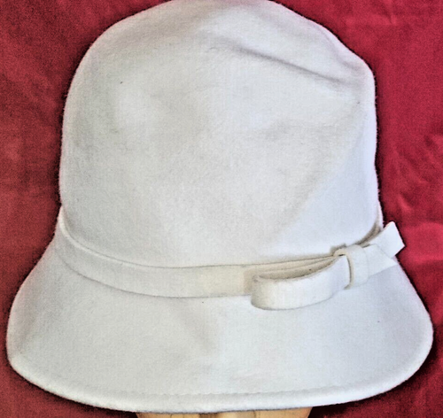 LAURA ASHLEY 100% WOOL HAT RED MAROON PLUS ONE OTHER BOTH 1920S STYLE - Picture 11 of 17