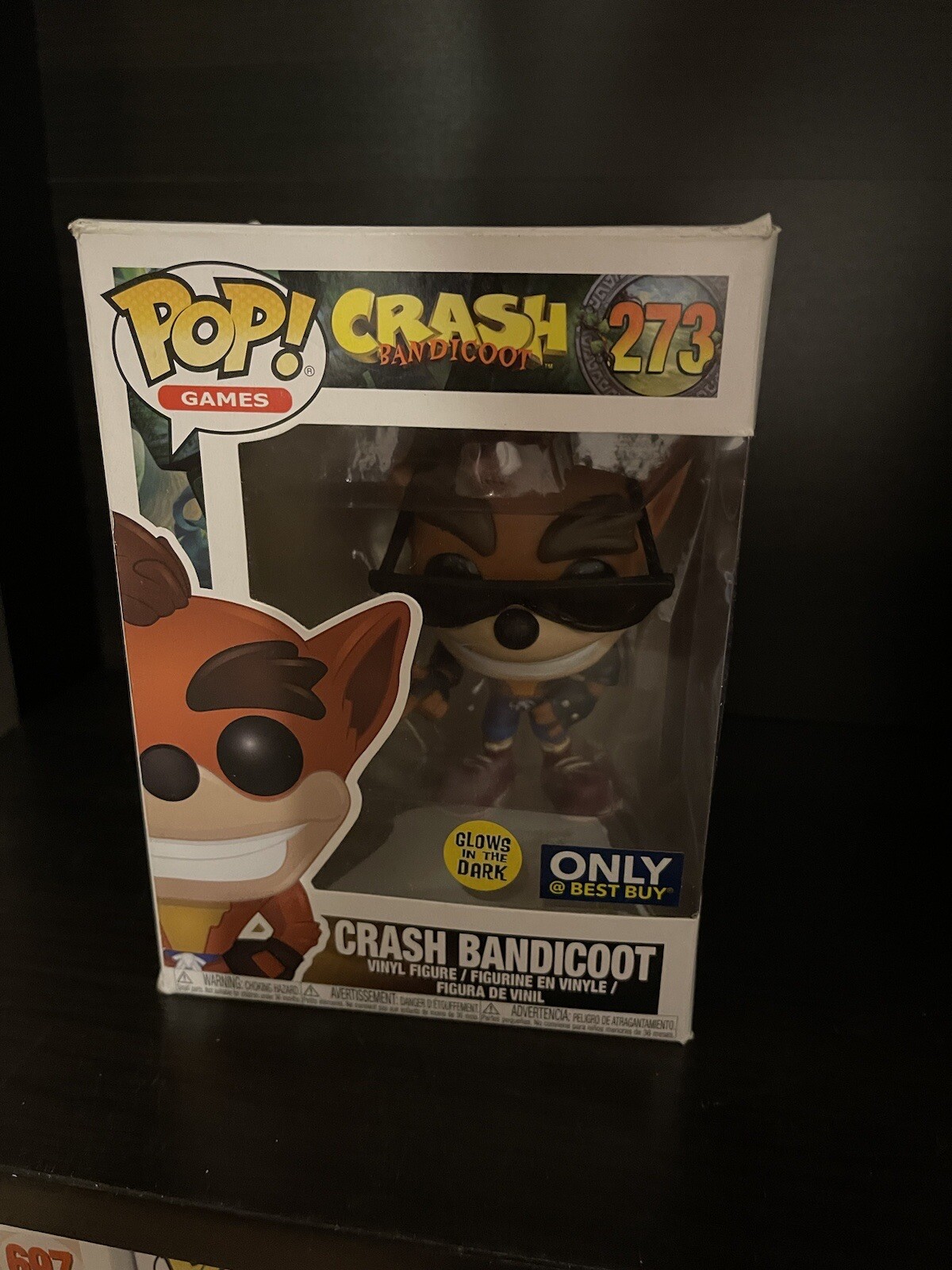 En Oferta Funko Games Crash Bandicoot #273 Brilla En La Oscuridad Mejor Compra Exclusiva Caja Dañada