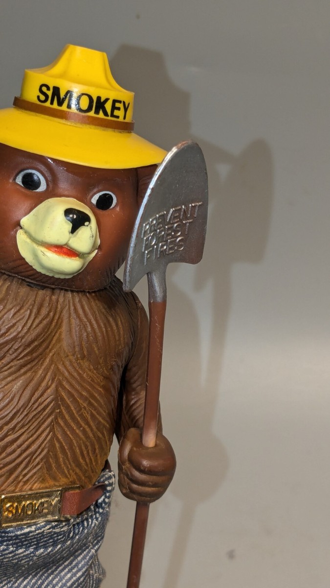 タグ付★ビンテージ 1970's DAKINスモーキーベア フィギュアソフビ人形 978【70年代】ビンテージ SMOKEY BEAR スモーキーベア