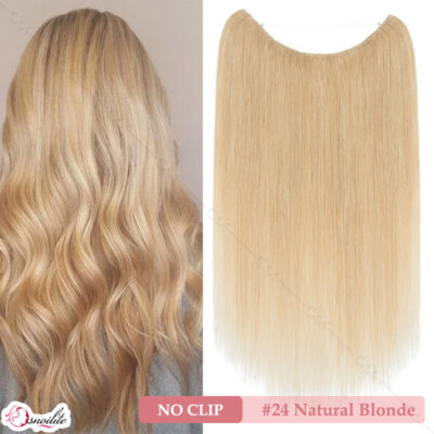 Unsichtbar Stirnband Wire In Remy Echthaar Human Hair Extensions Haarteil Secret
