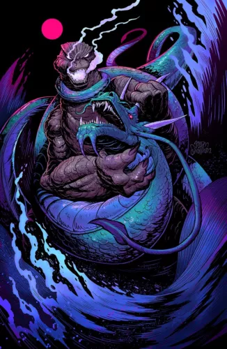 Godzilla Rivals: Vs. Manda #1 | Ryan Smallman Variant