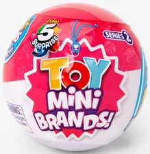 YOU CHOOSE: ZURU  5 SURPRISE TOY MINI BRANDS SERIES 2 (PINK/WHITE BALL SERIES)