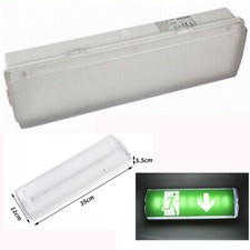  Fire Exit Emergency Ceiling Wall Light LED Maintained Illuminated Bulkhead Sign