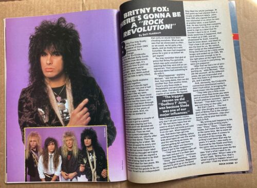 Rock Scene Magazine February 1989 Gene Simmons/Bon Jovi/ Stryper/Cinderella/Ratt - Picture 18 of 24