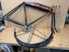 Hawthorne Flyer Prewar 1930's Motobike Mens Hanging Tank 28" Bicycle Frame Set +