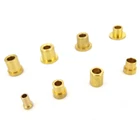 10x Brass Bushing Shaft Flange 2mm 3mm 4mm 5mm fr RC Boat Marine DIY Accessories