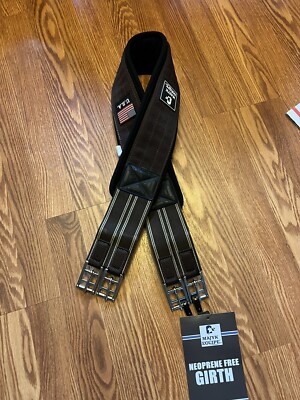 NWT 48'' Majyk Equipe Neoprene-free hi efficiency all purpose girth BROWN
