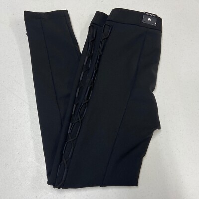 Express Women Skinny Dress Pants with Braided Side Seam NWT 0R | eBay