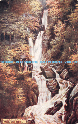 R431895 Stock Ghyl Force Lovely Lake District Regal Art Publishing Rapco Series