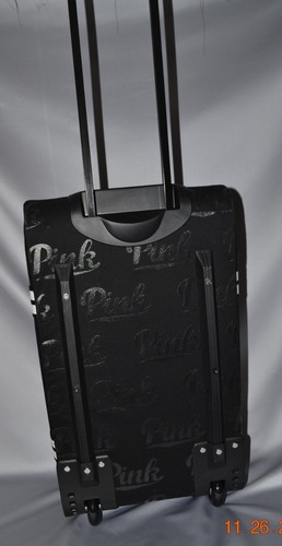 Victorias Secret Pink LEOPARD 3 Pc Luggage Wheelie Duffel Bag Set Suitcase NWT - Picture 7 of 7