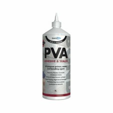 PVA Adhesive & Sealer 1L Quick Drying Reduces Cracking In Cement & Plaster