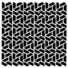 Really Great Stencils, Triangle Frenzy, 5x5", Background, Layering, Sharp Angles