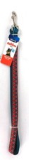 1 Count Petmate Rubber 3/4" X 6' Medium Red Mosaic Easy Clean Dog Leash