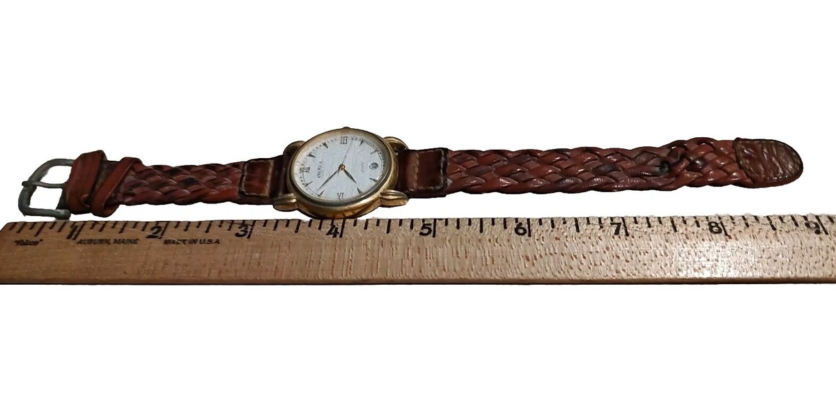America Perry Ellis Japan Movemt Watch Need Battery Leather