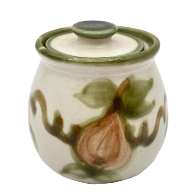 Vintage John B Taylor Ceramics Harvest Pear 3  Lidded Sugar Jar
