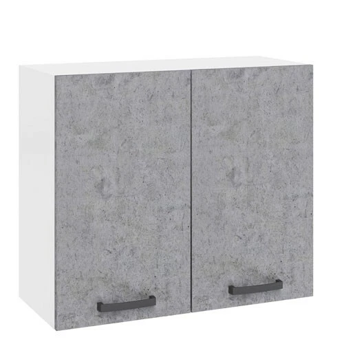 Mobile cucina cemento con sottolavello scolapiatti miscelatore e lavello acciaio - Immagine 2 di 4