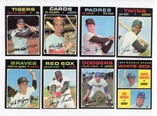 1971 Topps baseball cards lot PICK 10 finish your set EXMT-NM