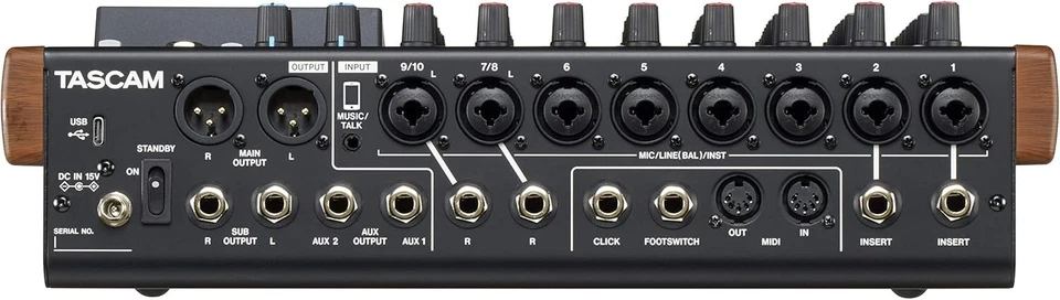 Tascam Model 12 All-in-One 12-track Digital Multitrack Mixing & Recording Studio - Image 3 of 4