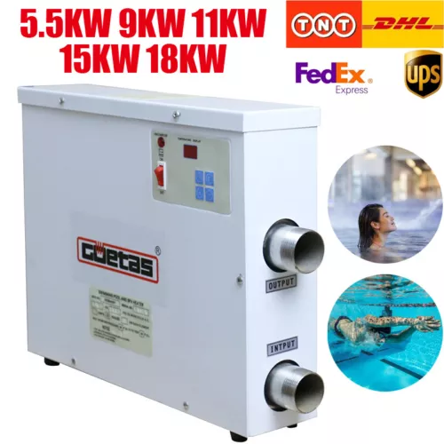 5.5KW~18.5KW Electric Swimming Pool Water Heater Thermostat Hot Tub 220V 380V - Picture 10 of 24