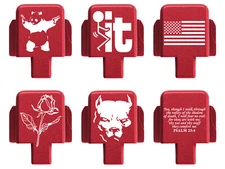 for Sig P320 Slide Cover Backplate Anodized Aluminum Red - Choose Image