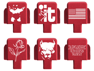for Sig P320 Slide Cover Backplate Anodized Aluminum Red - Choose Image