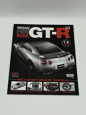 Nissan GT-R R35 Eaglemoss 1:8 scale instruction Books 1-3 with