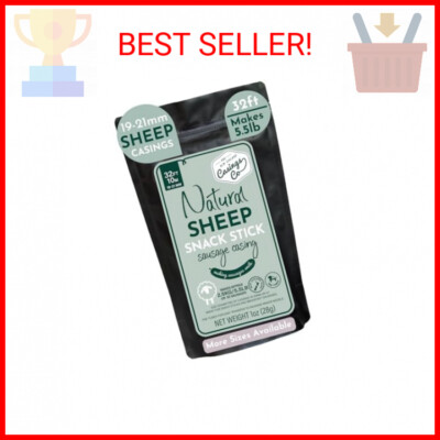 Snack Stick Casings - Breakfast Sausage Casings - Natural LAMB/SHEEP casings for