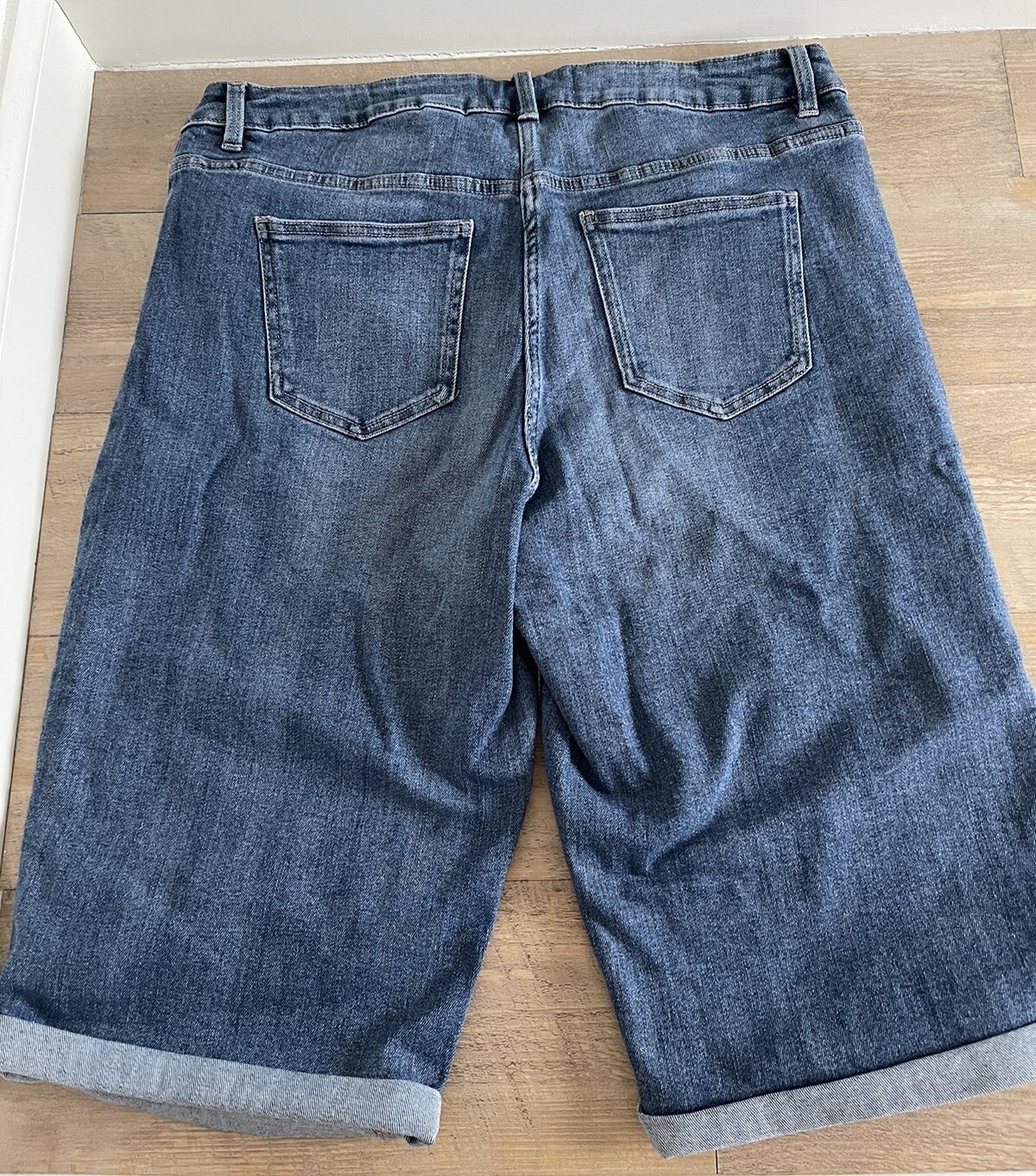 Next Ladies Denim Knee Length Shorts Size 18 Tall eBay
