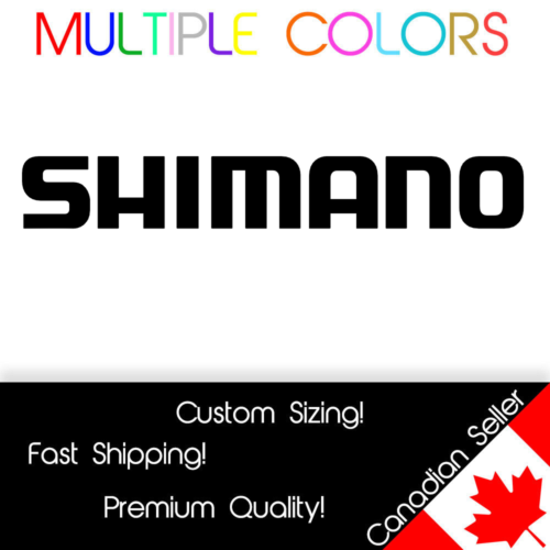 Shimano Decal Sticker Logo Vinyl Die Cut Decals 4-11" - Picture 1 of 2