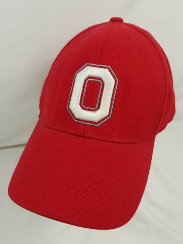 Red Stretch Ball Cap Hat Size 