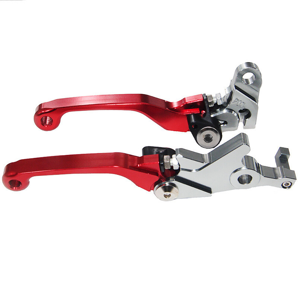 2Pcs Red Motorcycle Brake & Clutch Lever For Honda CRF250L CRF300L