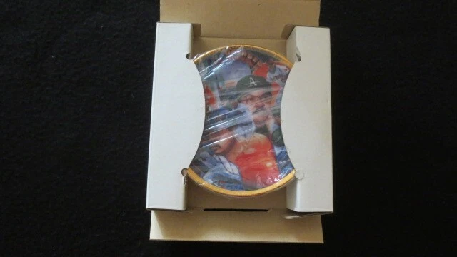 *RARE*REGGIE JACKSON*HOF 4 1/4" PLATE* A's *YANKEES* ORIOLES* ANGELS WITH BOX - Image 4 of 4