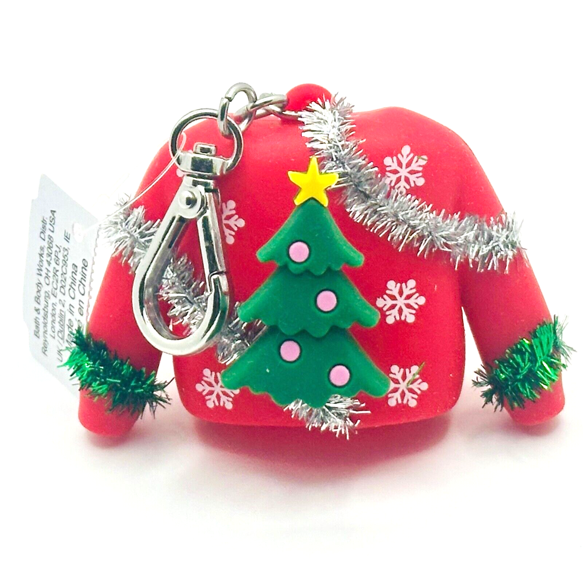 Bath & Body Works Ugly Red Christmas Sweater Pocketbac Hand