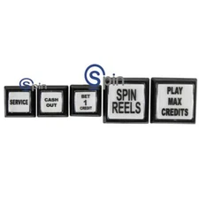 IGT Button Set S2000 with "Free Shipping" (BS-001)