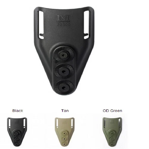 IMI Black  Low Ride Belt Loop use by IDF fits all IMI holsters